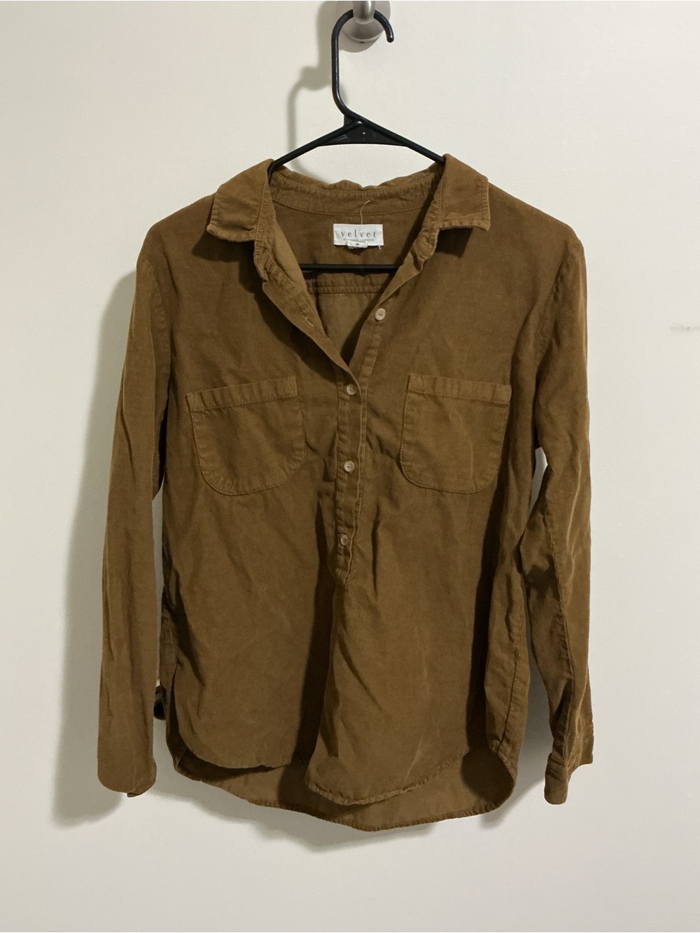 Velvet by Graham & Spencer Corduroy Button-Up Shirt Farm core